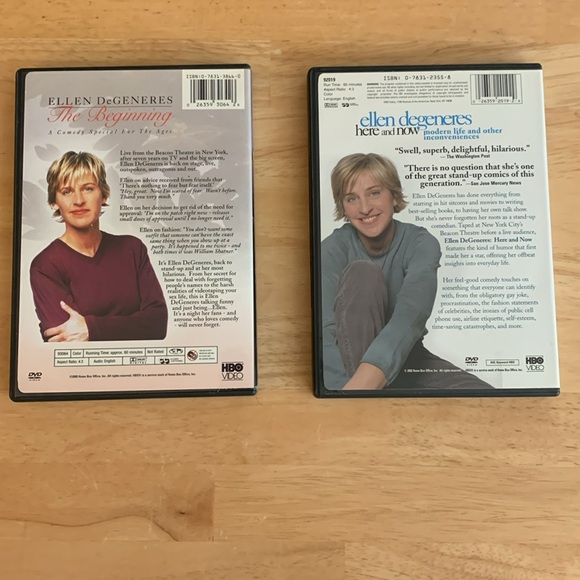 🔥BOGO // The Ellen Degeneres Collection DVD Set: The Beginning, Here and Now - Picture 7 of 9